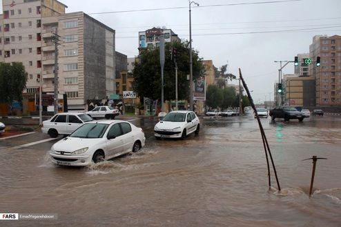 تصاویر: بارندگی در سطح شهر بندرعباس