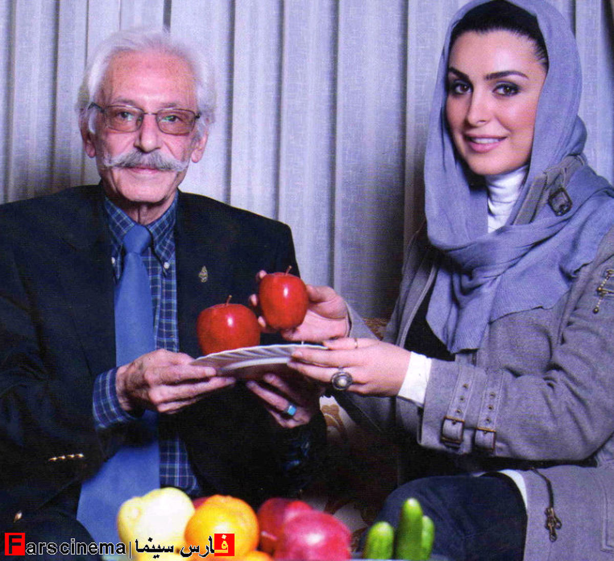 عکس/ماه‌چهره‌خلیلی درمنزل استاد‌مشایخی