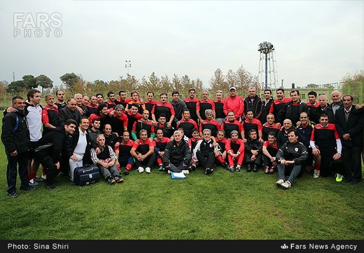 تصاویر / تمرین تیم پیشکسوتان پرسپولیس