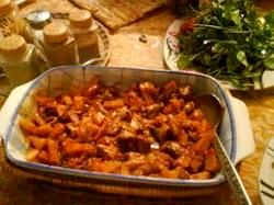 دستور پخت خوراک دل و قارچ