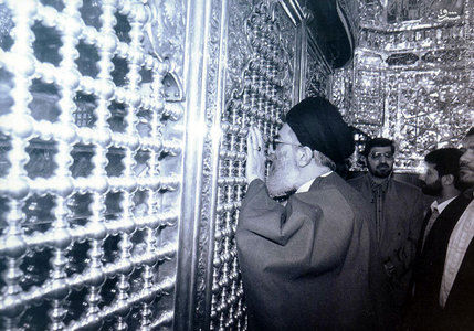 تصاویرتاریخی ازسفر رهبرانقلاب به‌شهرری