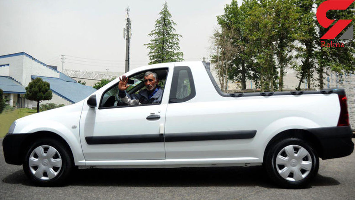 اهدای یک وانت به حامی معروف روحانی +عکس