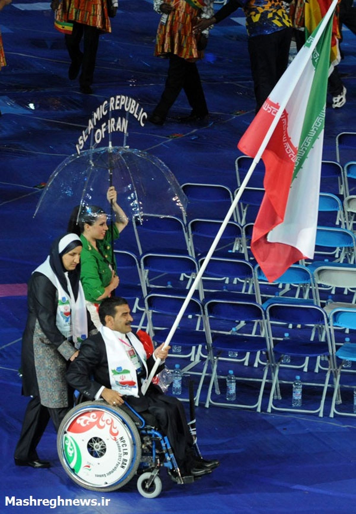 عکس/ پرچمدار ایران در پارالمپیک لندن
