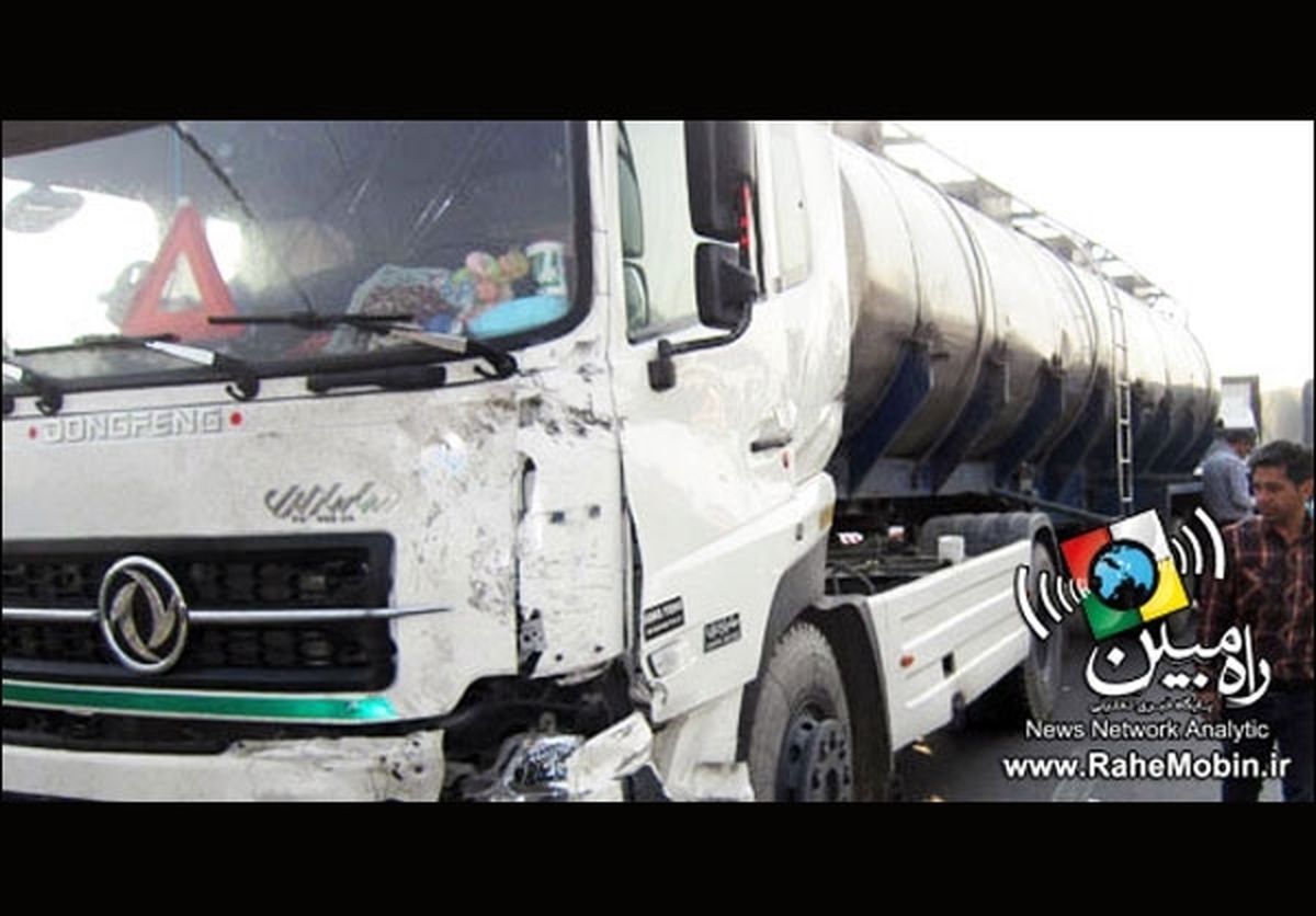 تصاویر دلخراش از تصادف تریلی و پراید!