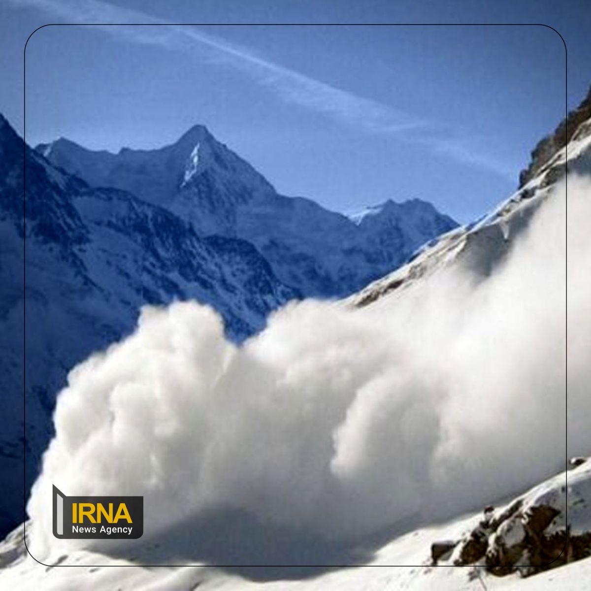 ریزش دوباره بهمن در جاده کرج - چالوس