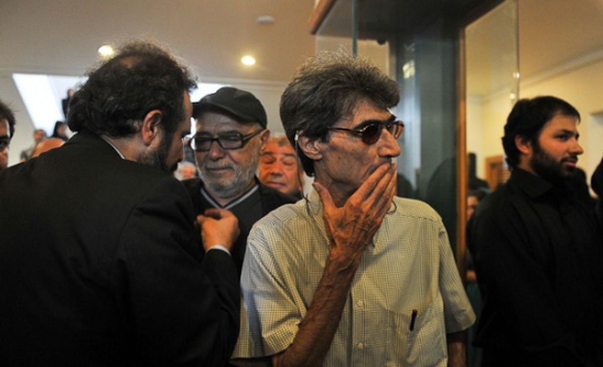 ناصرتقوایی درمراسمتشییع سمندریان/عکس