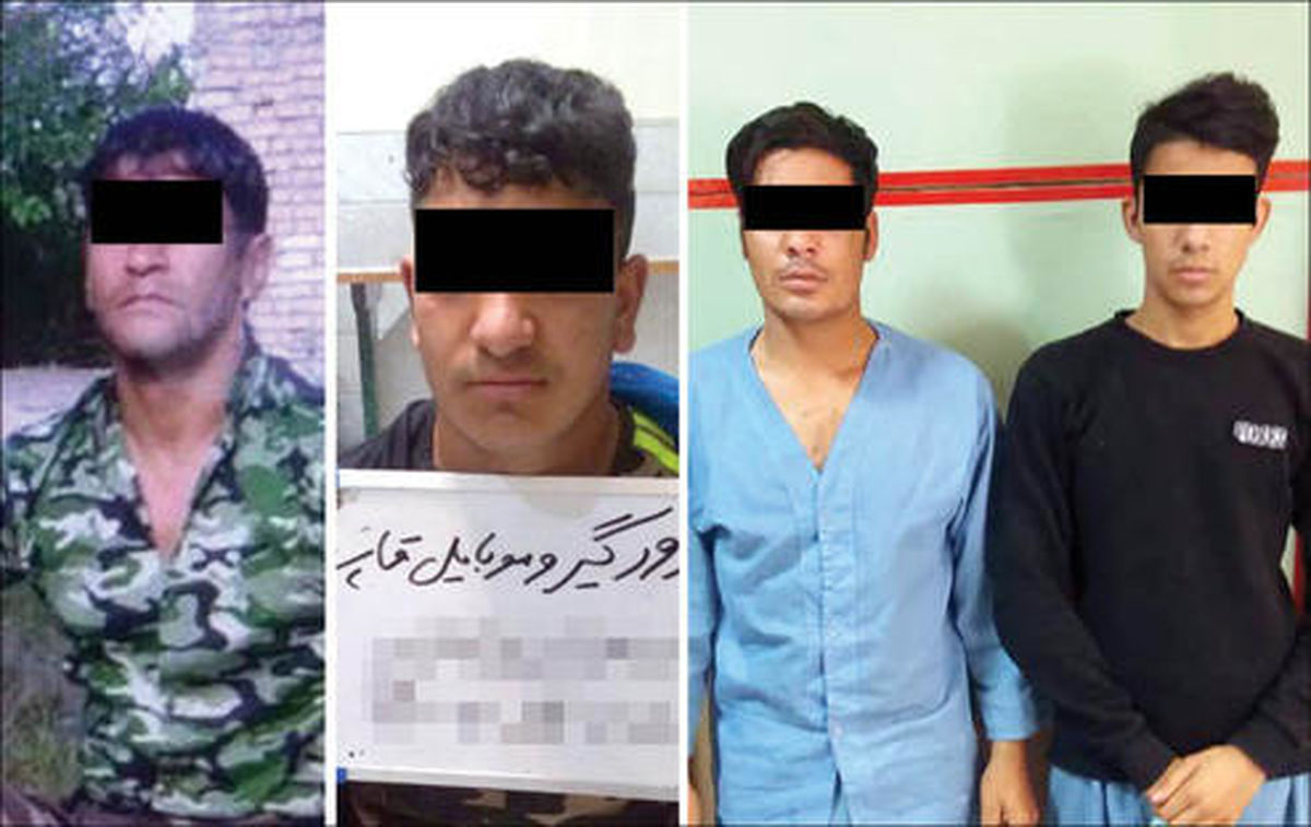 زورگیران مخوف در چنگ پلیس +عکس