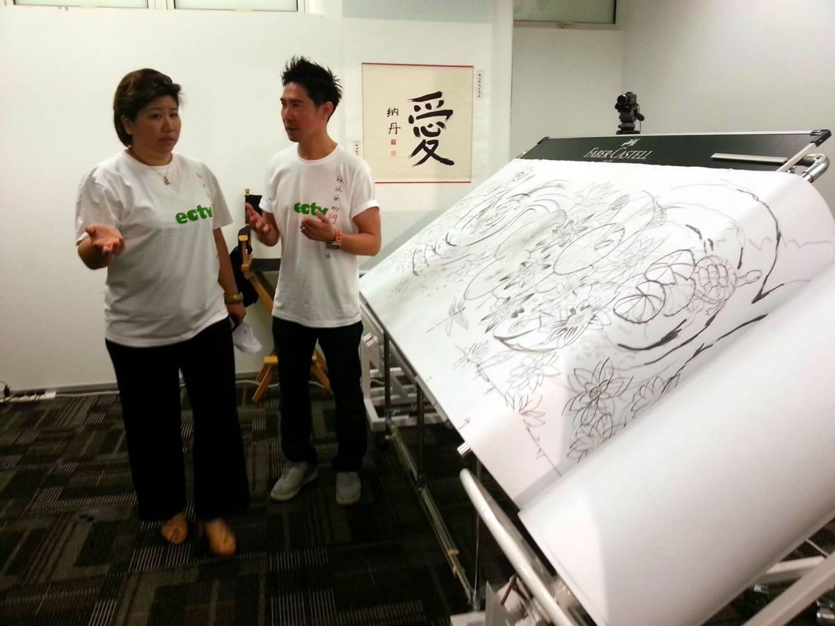 رکوردی عجیب در کشیدن نقاشی!/عکس