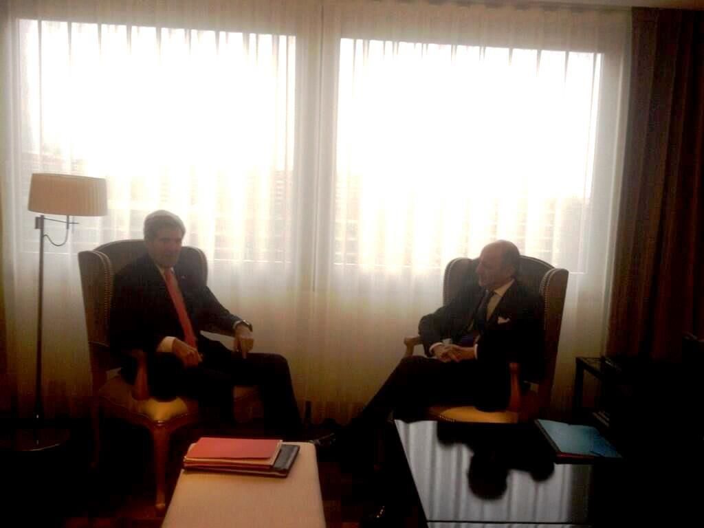 عکس/ دیدار جان کری و فابیوس