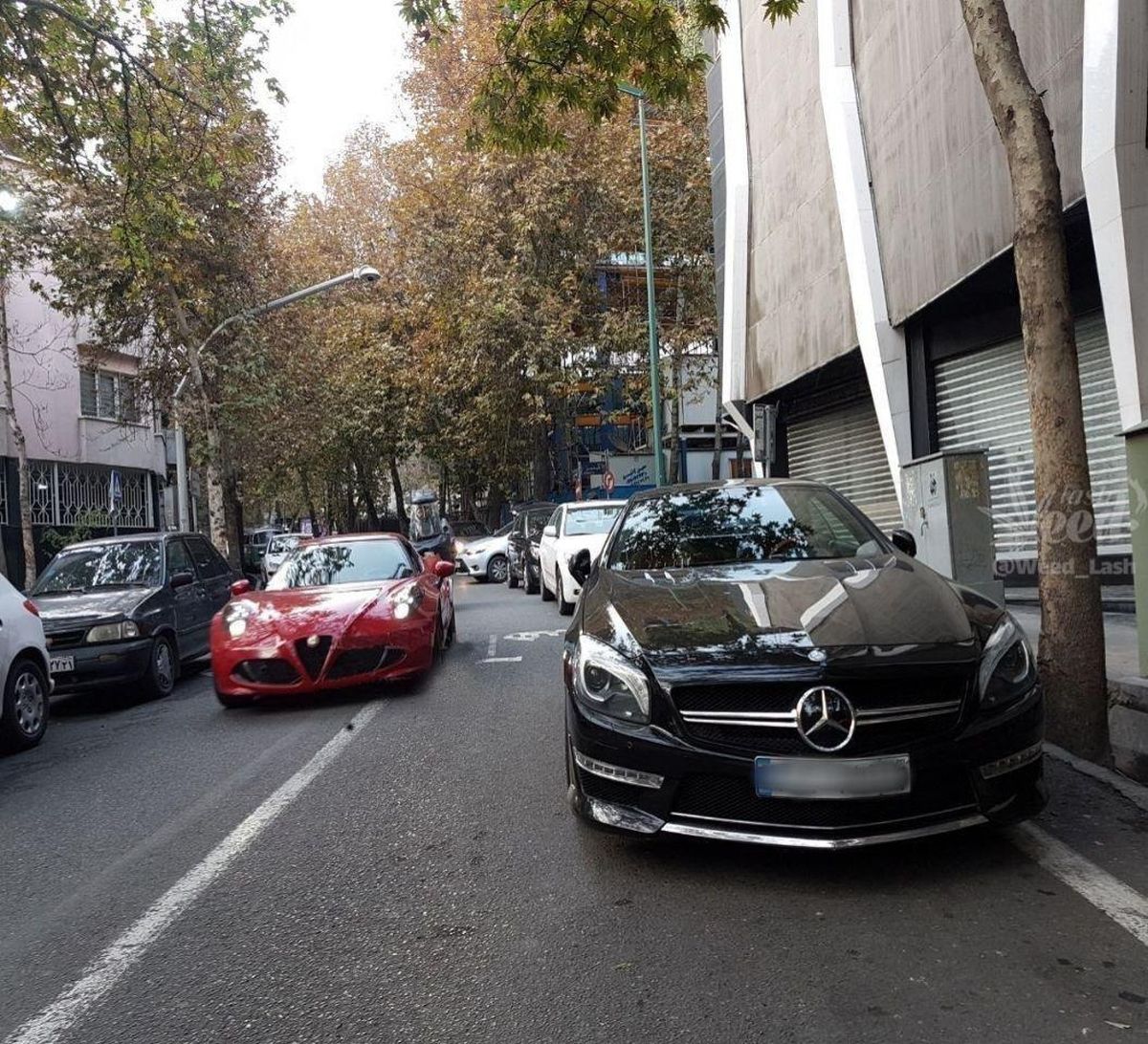 تصویری باورنکردنی از یکی از خیابانهای پایتخت