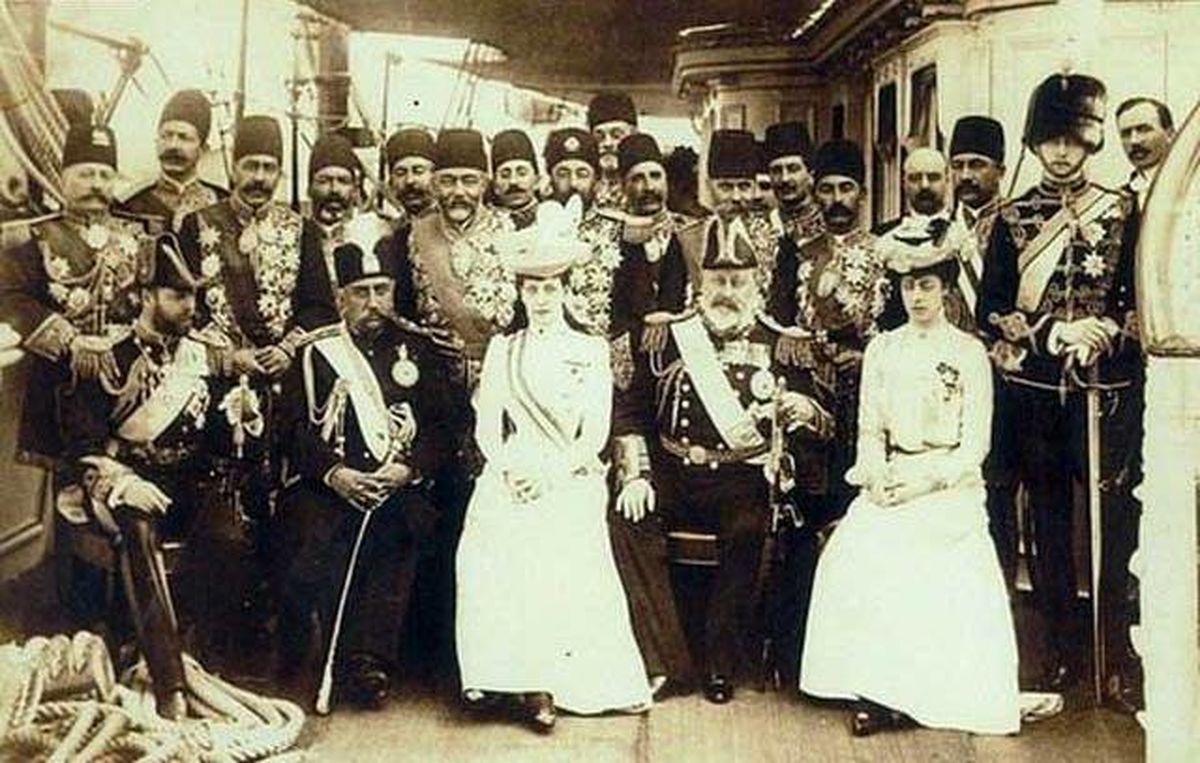 عکس/ مظفرالدین شاه در فرنگ