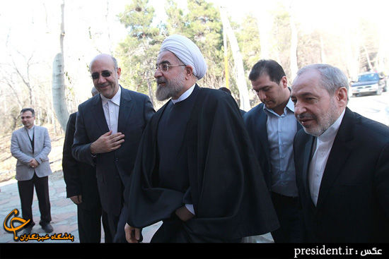 روحانی در جمع آموزش و پرورشی ها/تصاویر