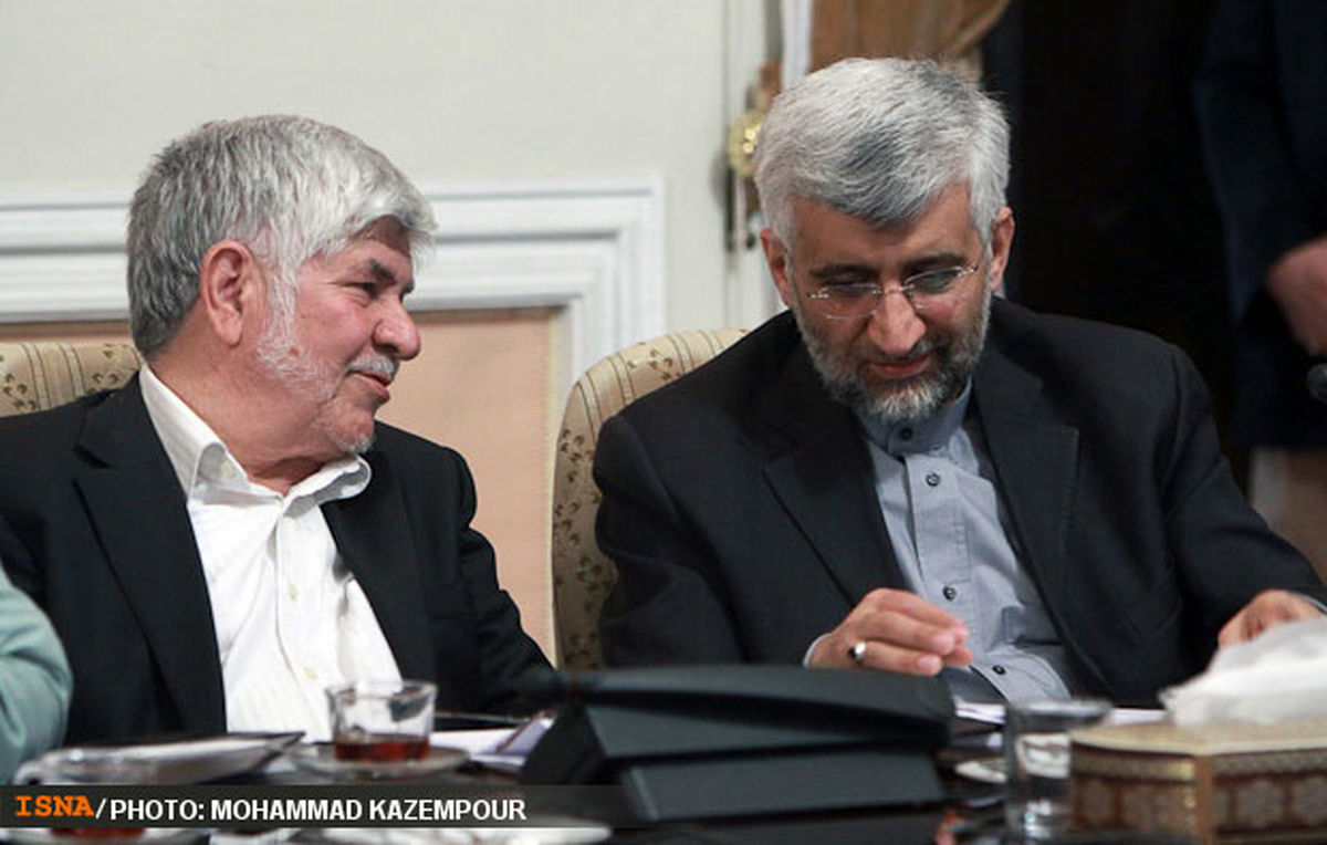 عکس/ گفت وگوی هاشمی با جلیلی