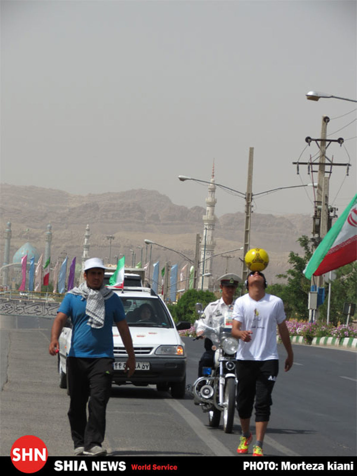 تصاویر/حرکت نمادین یک ورزشکار