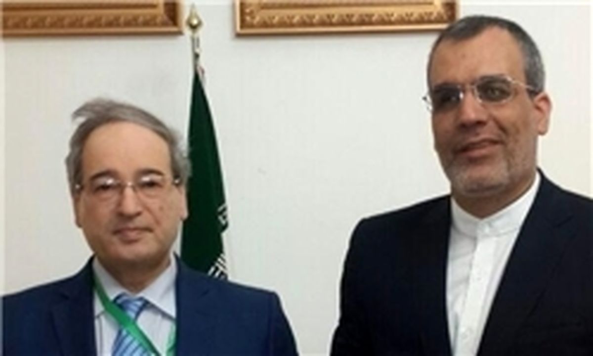 بررسی تحولات سوریه در دیدار جابری انصاری و فیصل مقداد