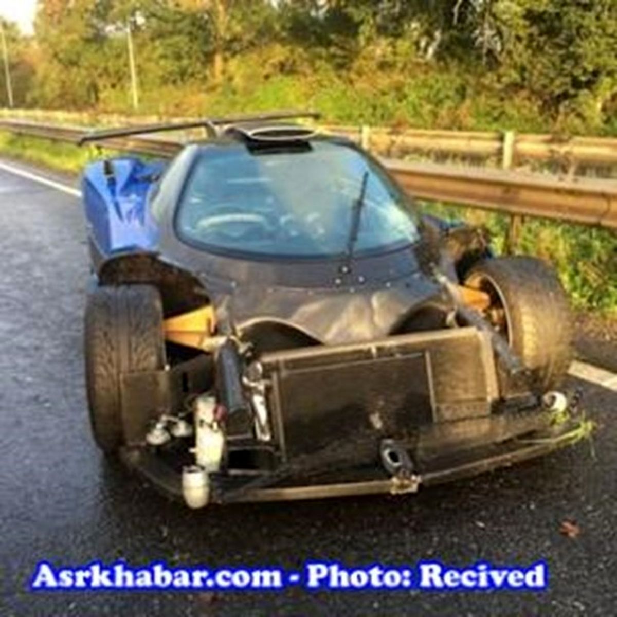 وقتی خودرو دو میلیون دلاری آهن پاره شد! +تصاویر