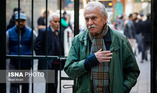 تصاویر: بازیگران در مراسم ختم مرحوم عنایت بخشی