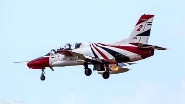 سقوط یک فروند جنگنده مصری