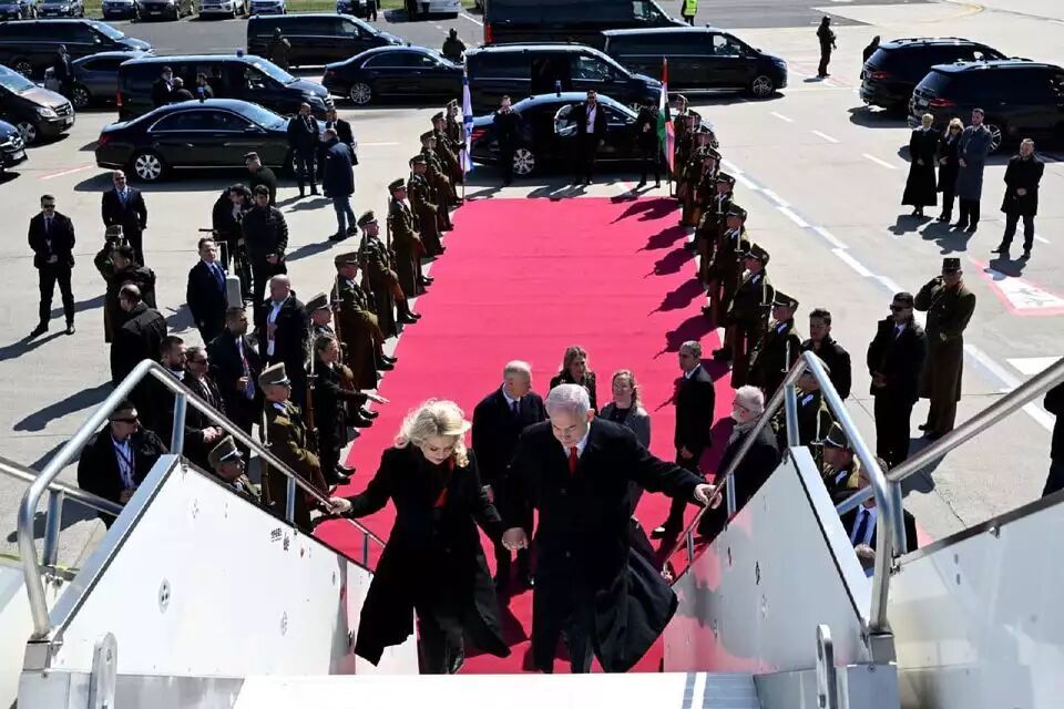 سفر نتانیاهو از مجارستان به آمریکا