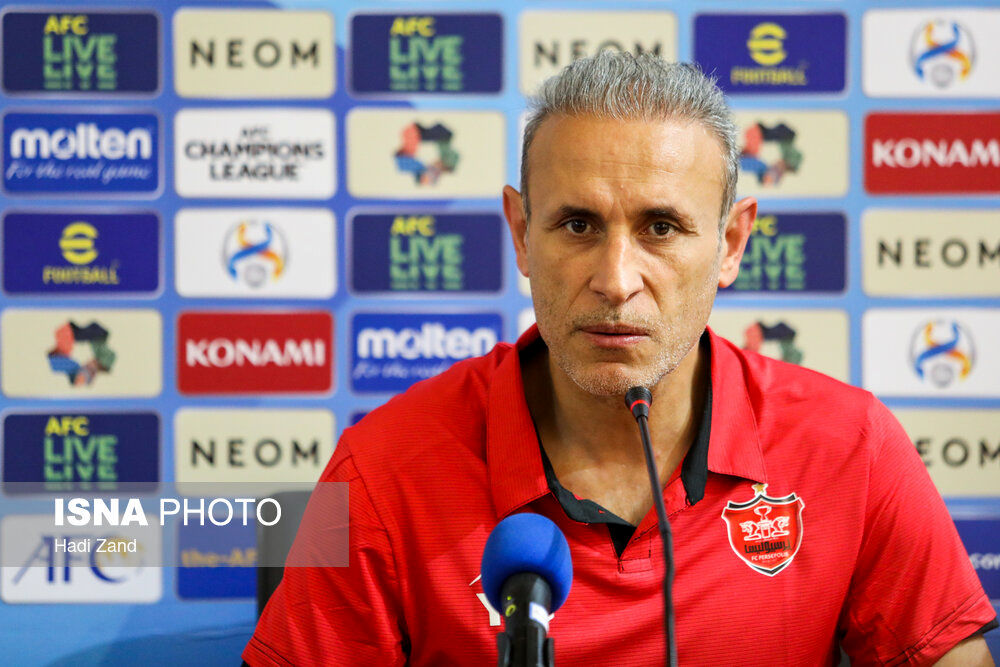 تصاویر: تمرین و نشست خبری تیم فوتبال پرسپولیس پیش از دیدار با النصر عربستان