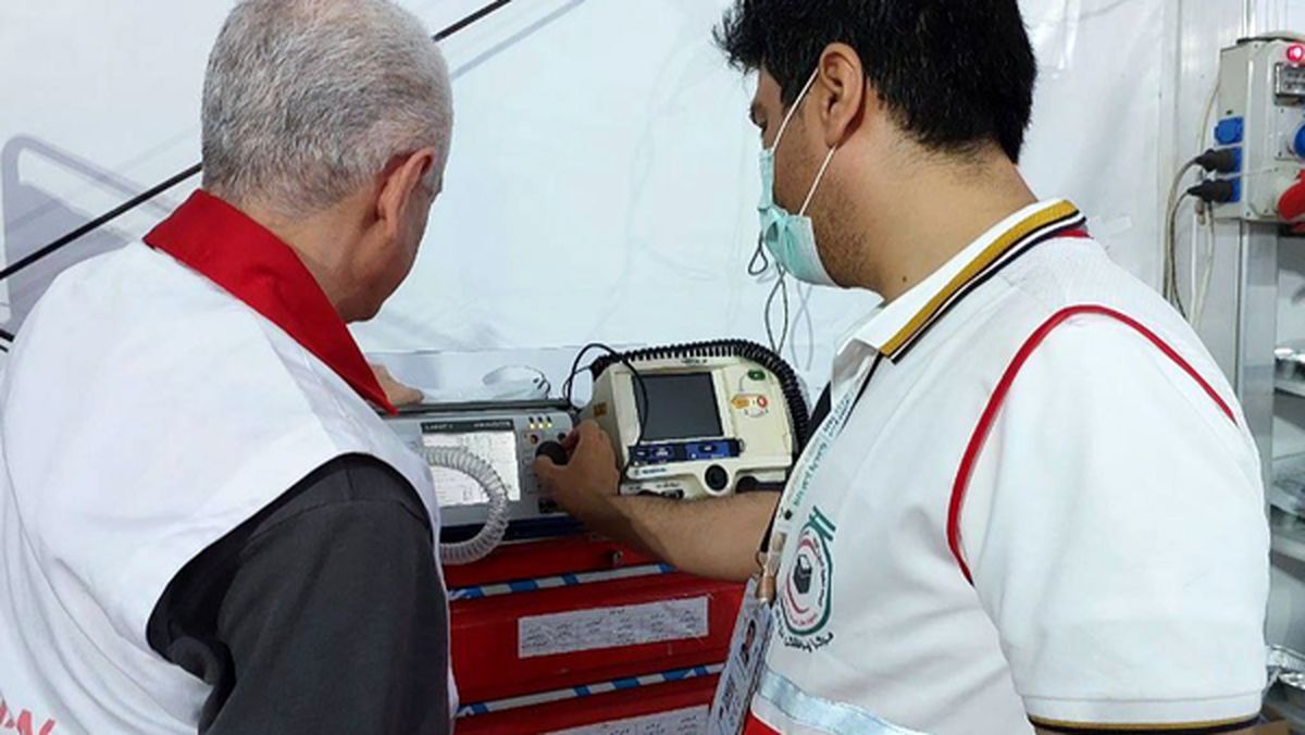 انتقال ۵۵ زائر ایرانی با امکانات پزشکی به عرفات