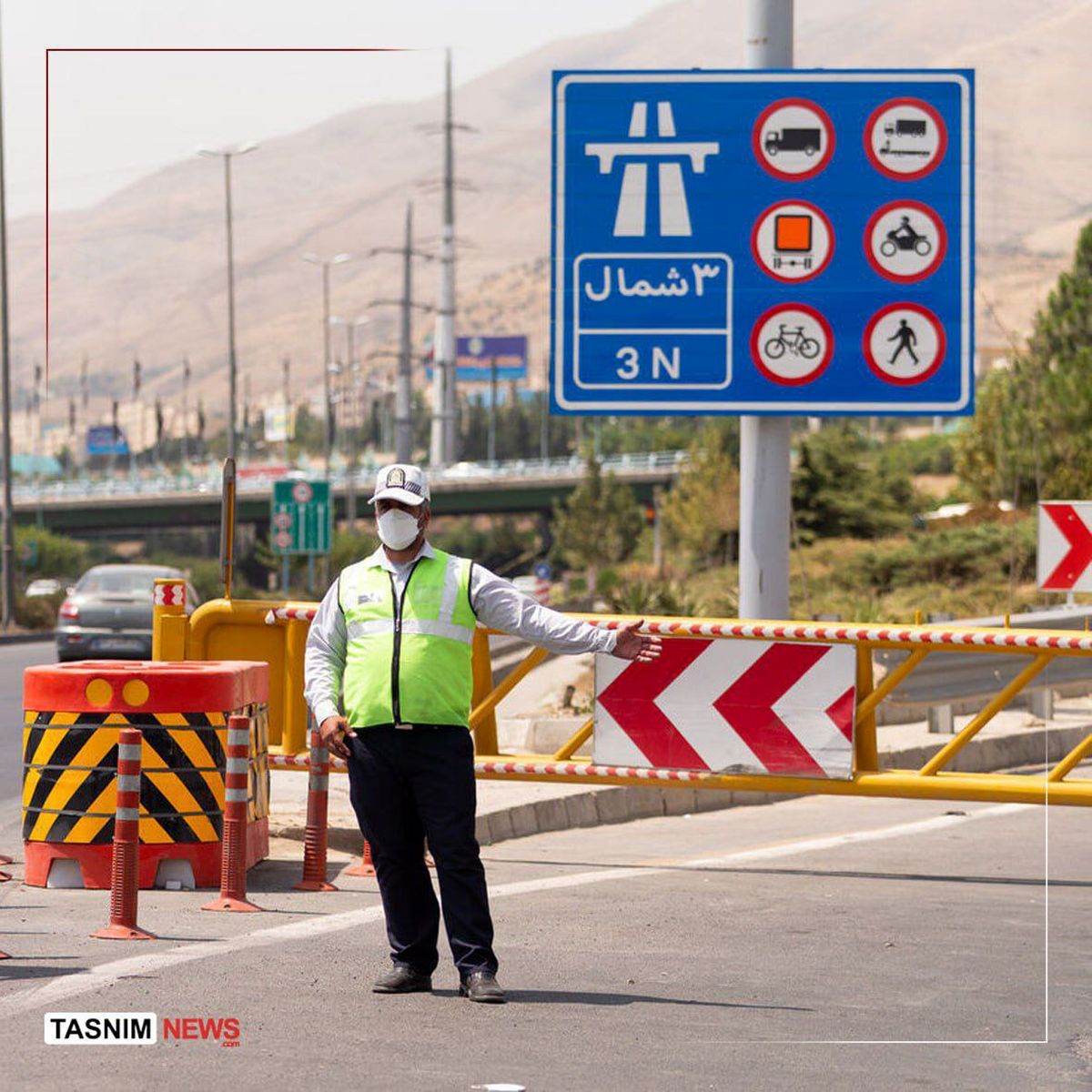 جاده چالوس یکطرفه شد