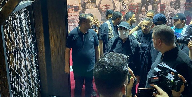 حضور سردار قاآنی در راهپیمایی اربعین +فیلم