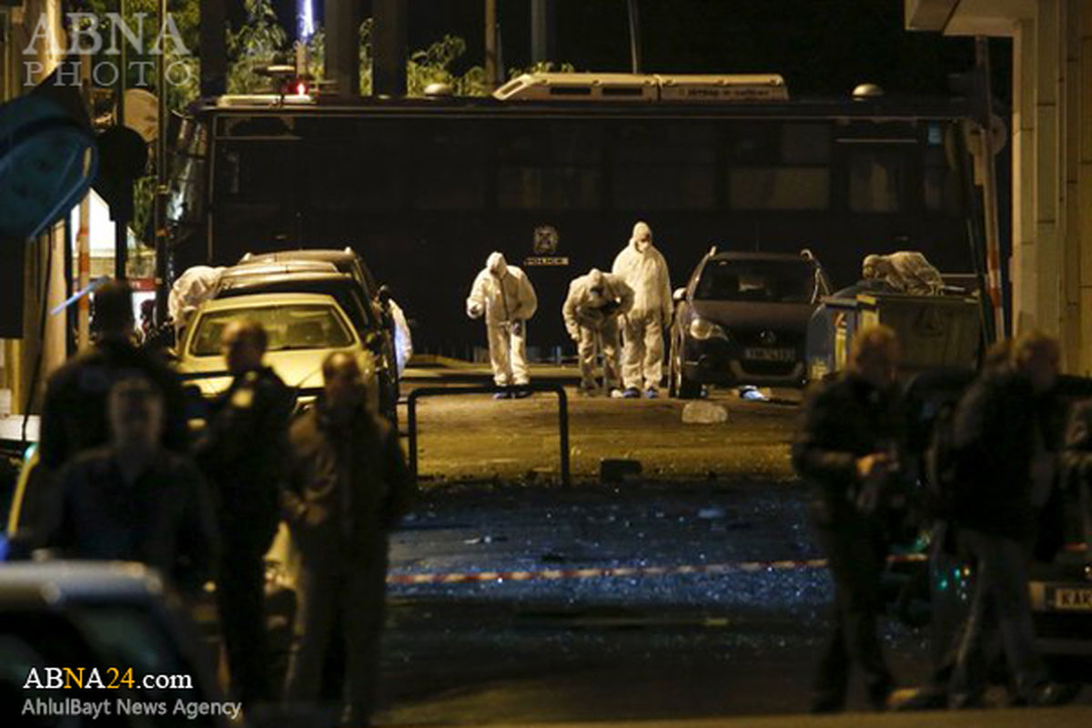 انفجار بمب در مرکز شهر آتن + عکس