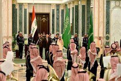 استقبال ملک سلمان از برهم صالح در ریاض