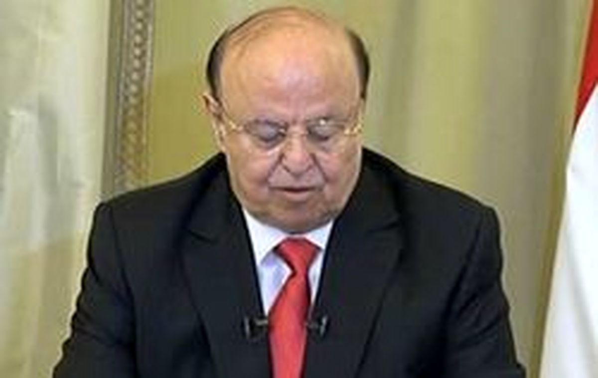 منصور هادی یمنی‌ها را به شورش علیه انصارالله فراخواند