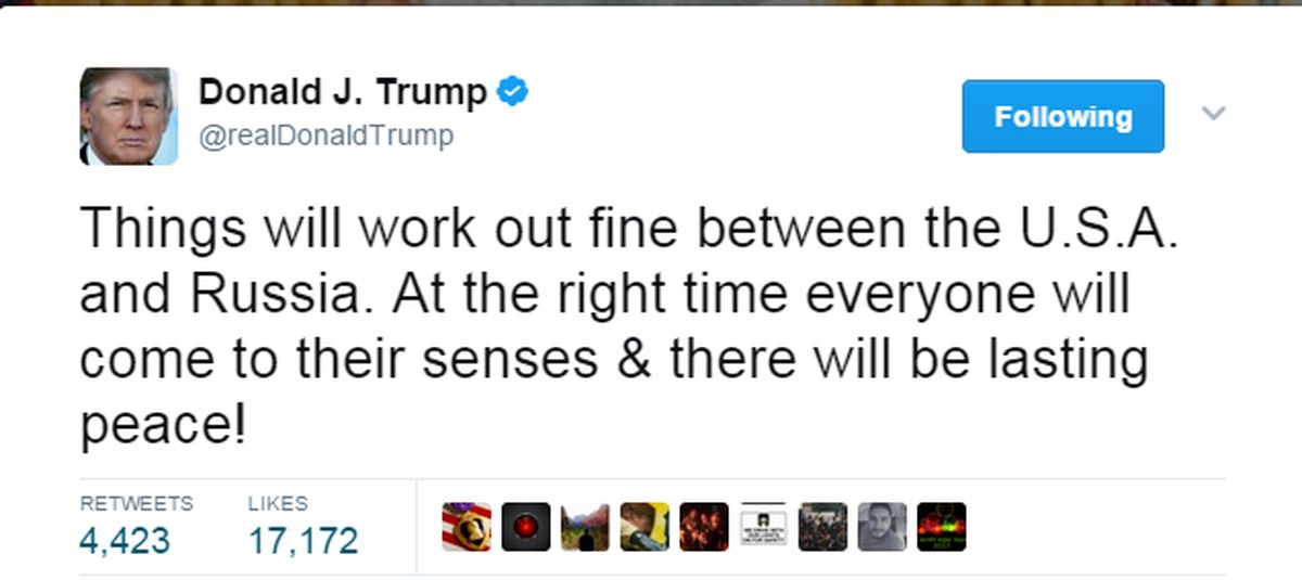 آخرین نظر ترامپ درباره رابطه با روسیه +توییت