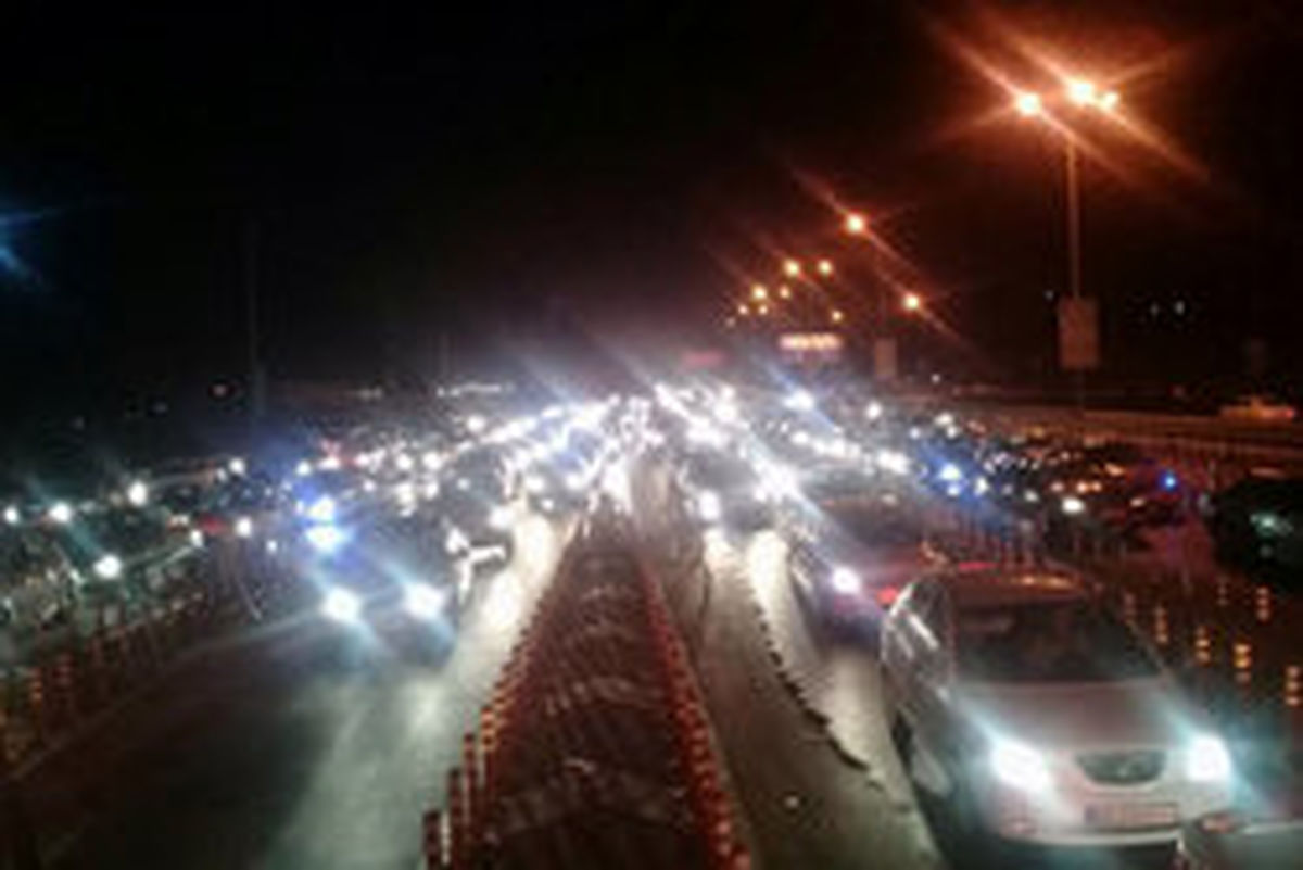 ترافیک سنگین در محور فیروزکوه