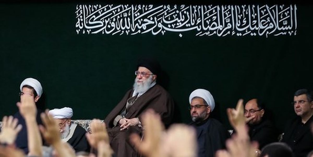 تصاویر: مراسم عزاداری هیئت‌های دانشجویی در محضر رهبر انقلاب