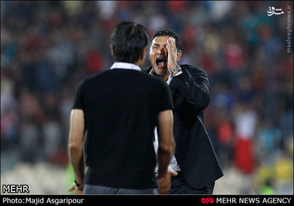 تصاویر/ حال دایی در بازی دیشب