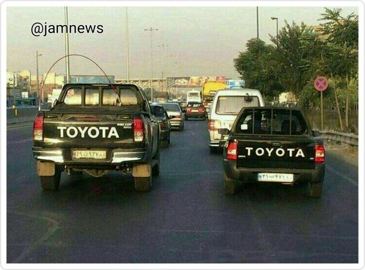 عکس: خودش و بدلش در یک قاب!