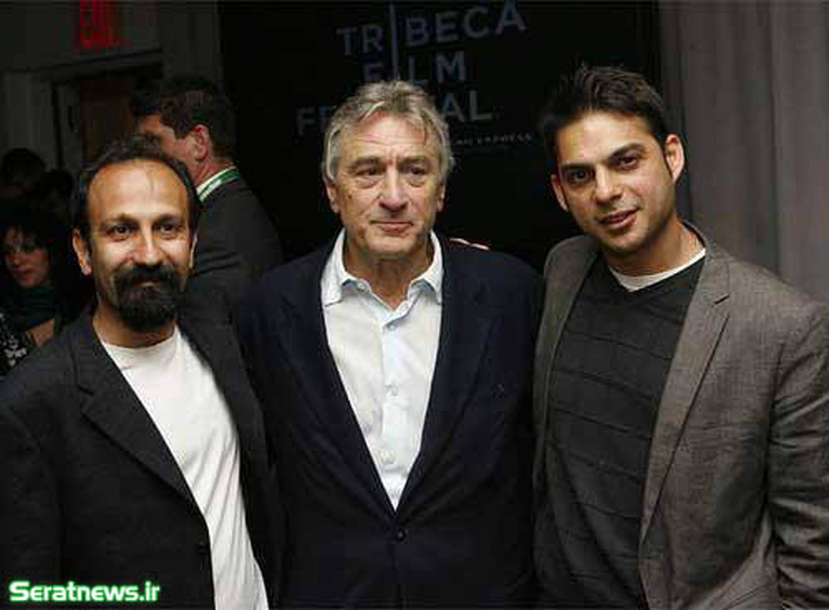 کارگردان ایرانی کنار رابرت دنیرو/عکس