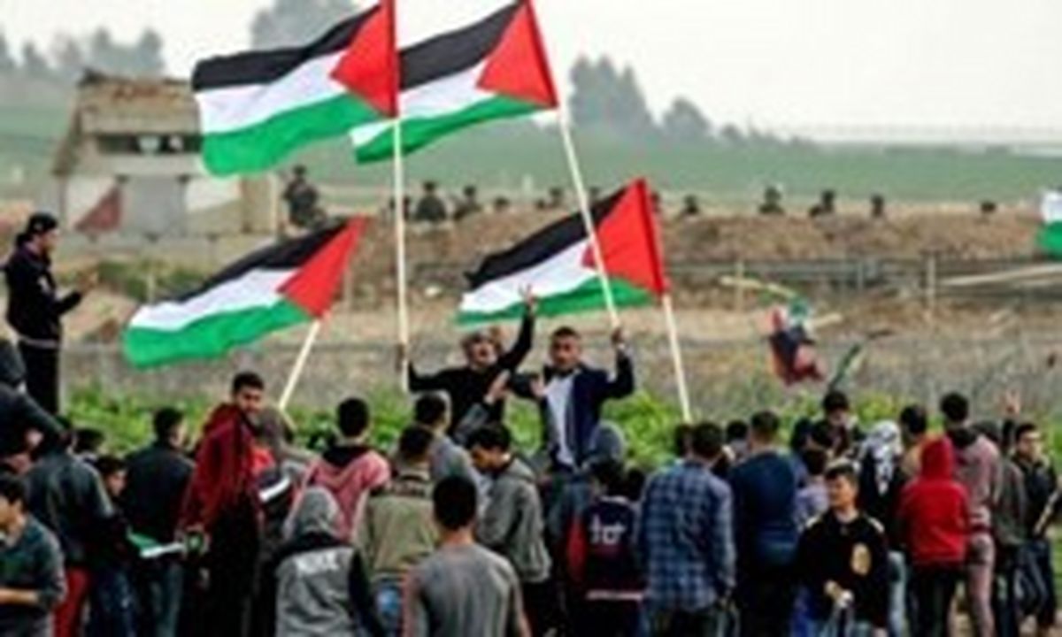زخمی شدن ۱۰۰ فلسطینی در تظاهرات