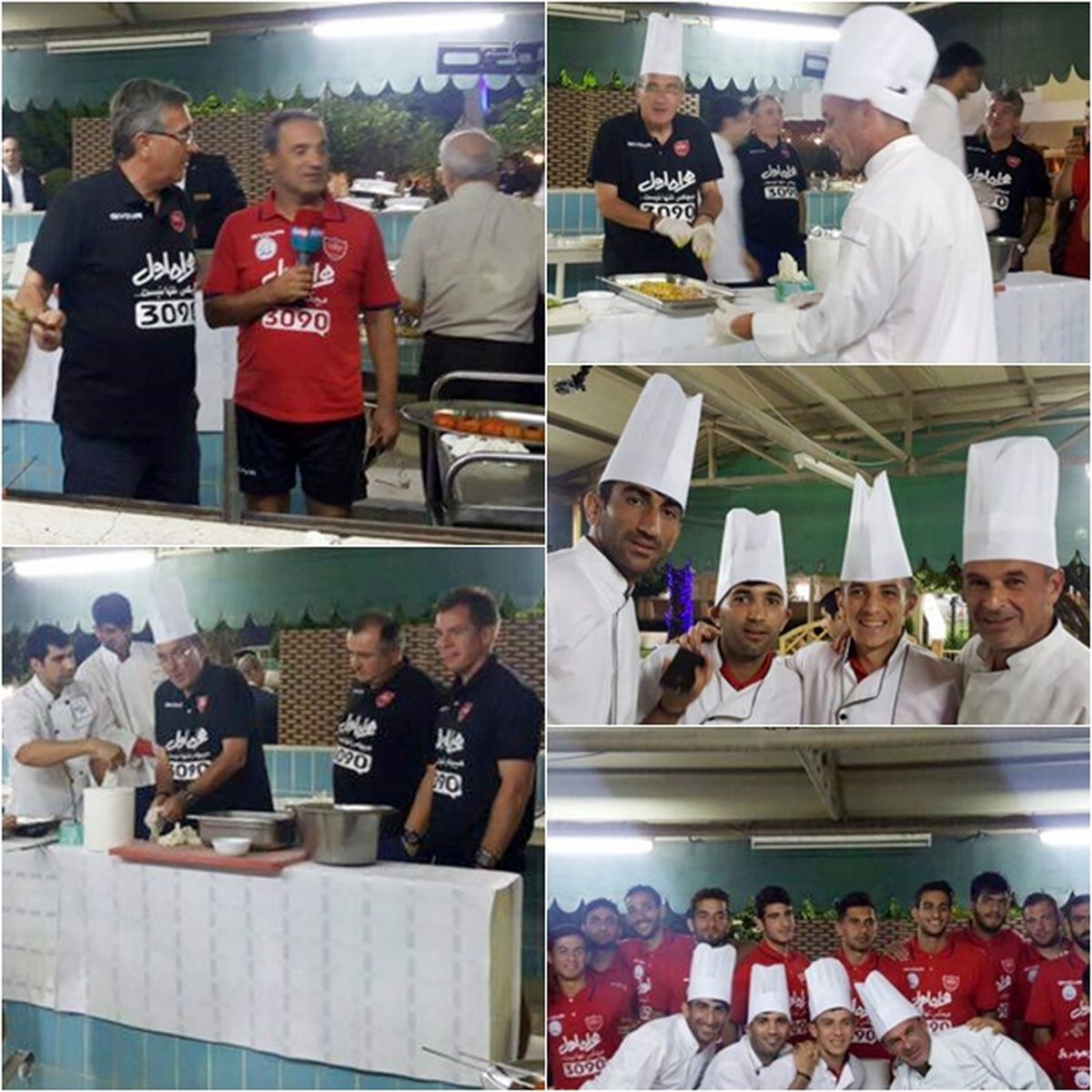 آشپزی برانکو و پرسپولیسی‌ها +عکس