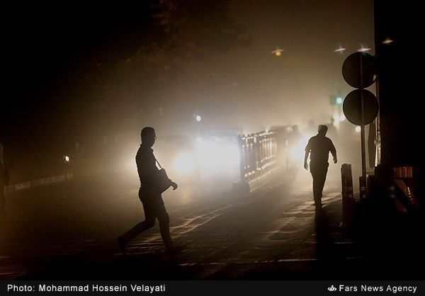 تصاویر: طوفان گرد و خاک در تهران