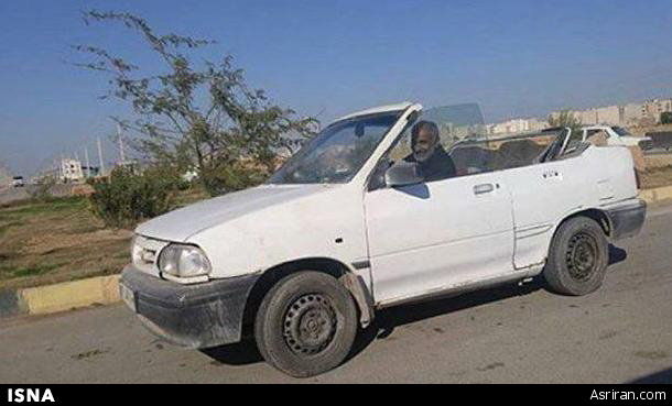 عکس: عجیب ترین پراید موجود در ایران!
