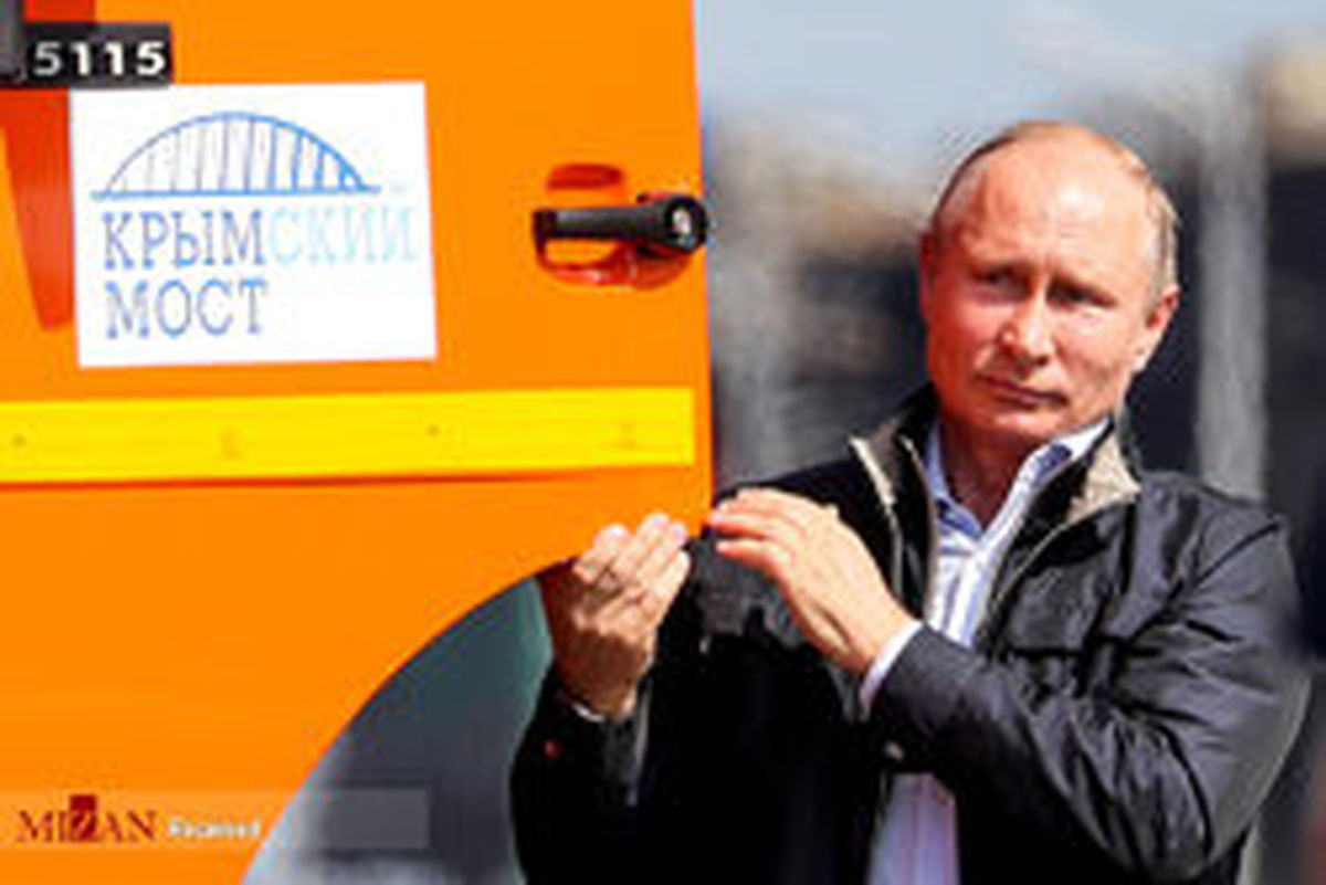 پوتین راننده کامیون شد +تصاویر