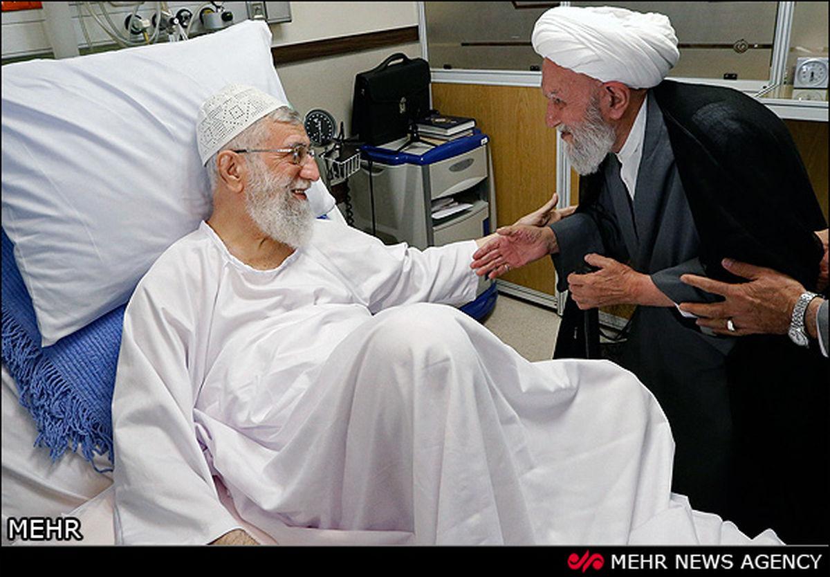 عیادت آیتالله ناصری از رهبرانقلاب/تصاویر