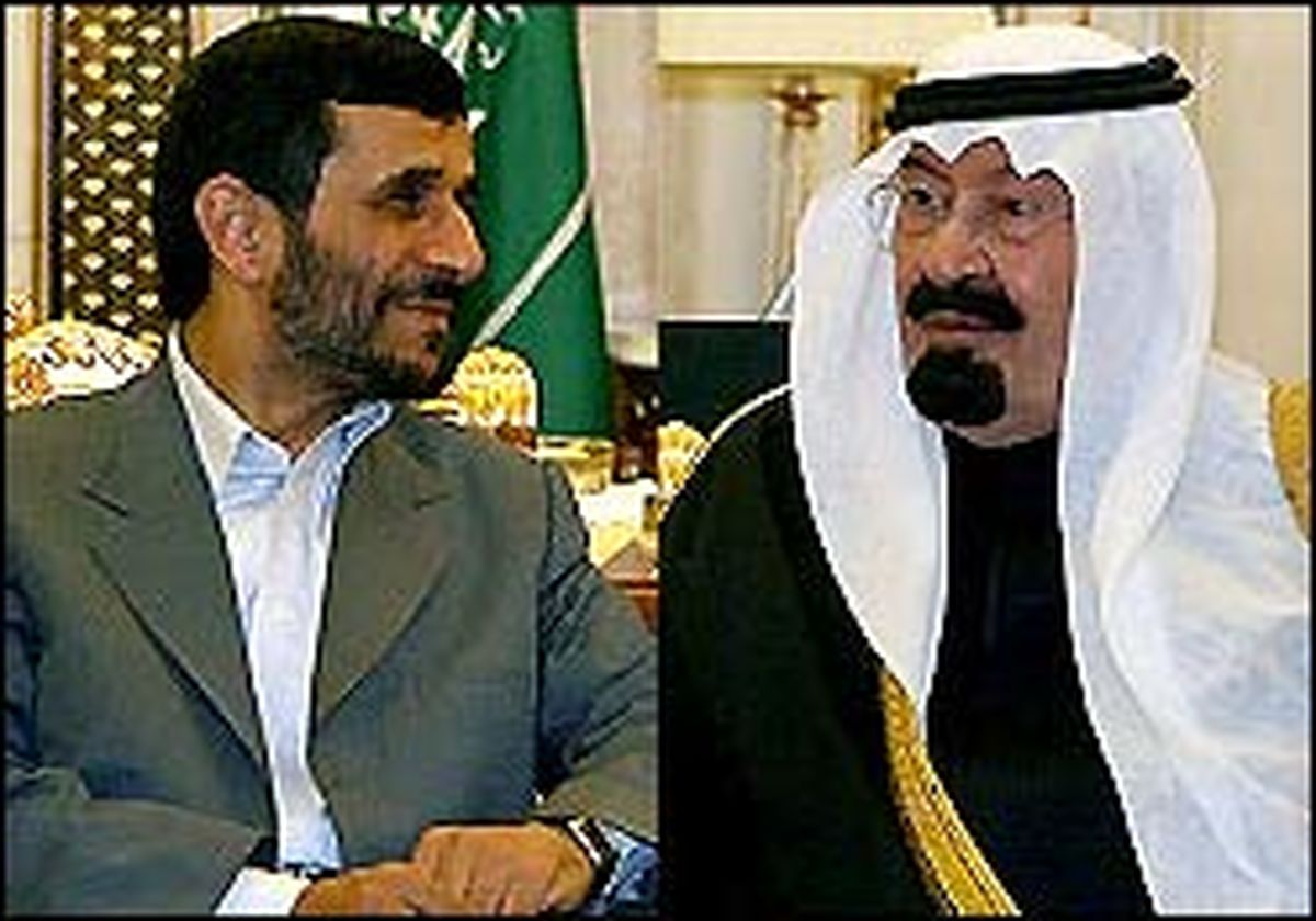 رایزنی احمدی نژاد و ملک عبدالله