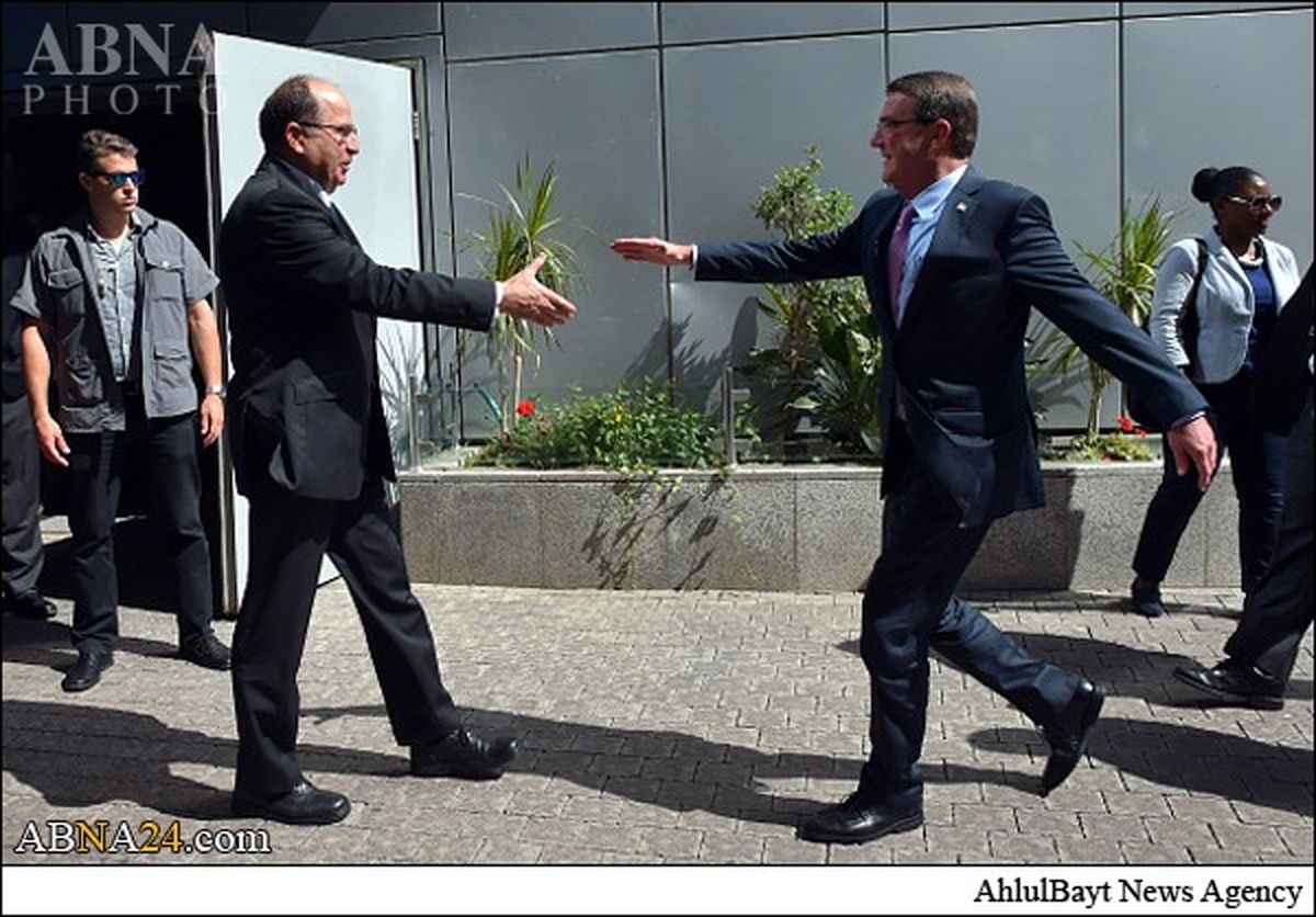 وزیردفاع آمریکا درنزدیکی مرز لبنان+تصاویر