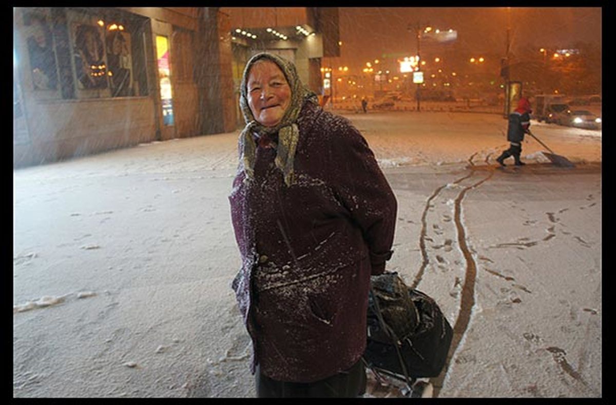تصاویر/آغاز برف زمستانی در مسکو