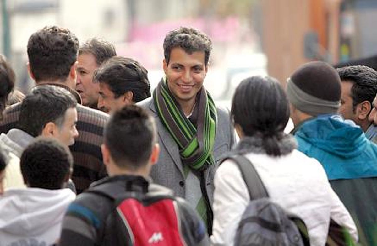 عکس جالب از عادل فروسي پور