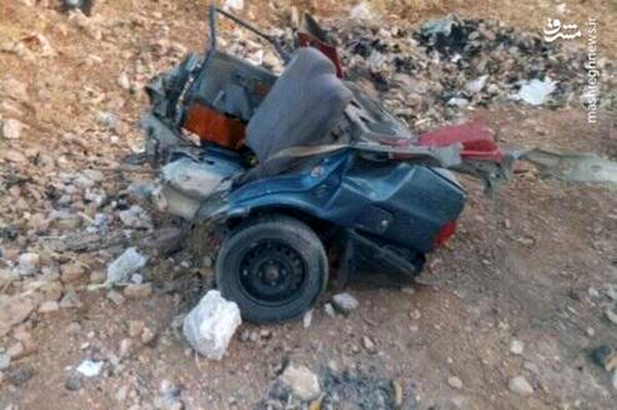 دو نیم شدن پراید و نجات معجزه‌آسای راننده! +عکس