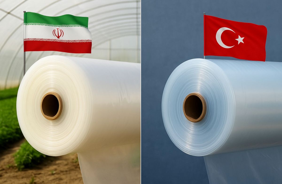 پلاستیک گلخانه ایرانی یا ترکیه‌ای؟ انتخاب هوشمندانه کشاورزان حرفه‌ای! 