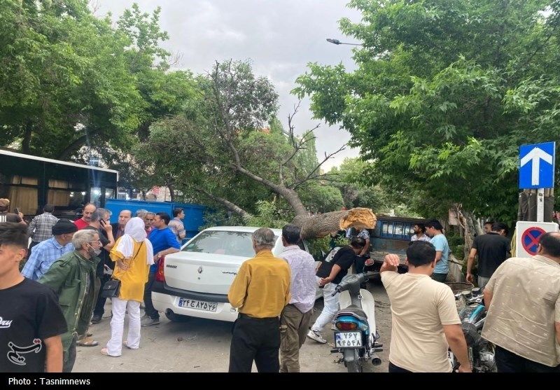 خسارت تندباد ۸۰ کیلومتری در بجنورد+تصاویر