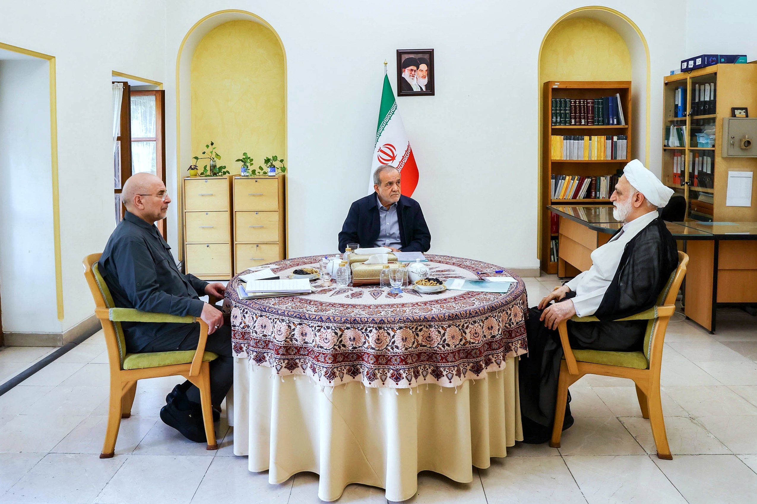 نشست مشترک سران قوا +عکس